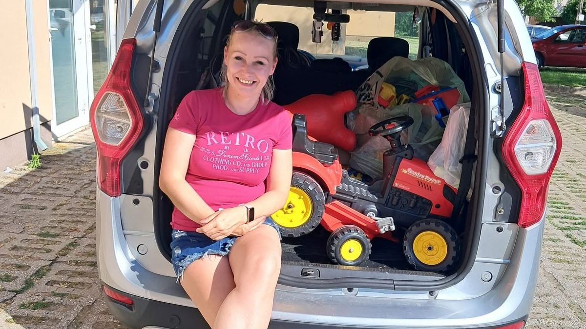 Évek óta másokon segít a Beziben élő Tóth Zsuzsa: tonnaszám gyűjti az adományokat