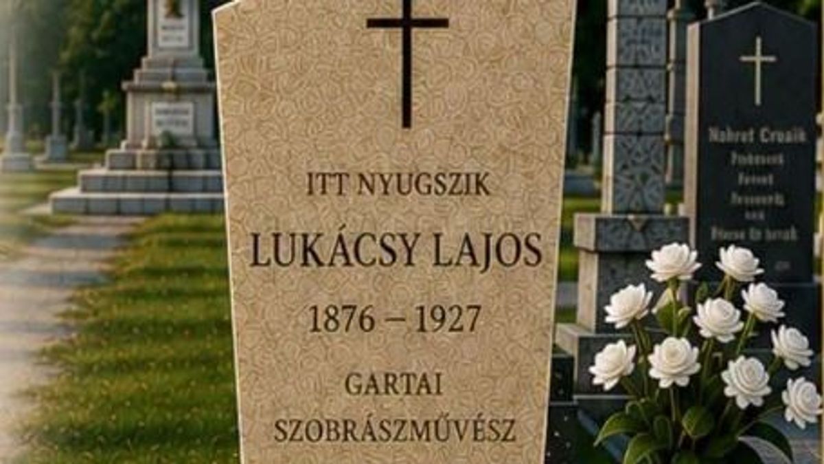 Megújult a Lukácsy-síremlék a gartai temetőben, kedden szentelik fel