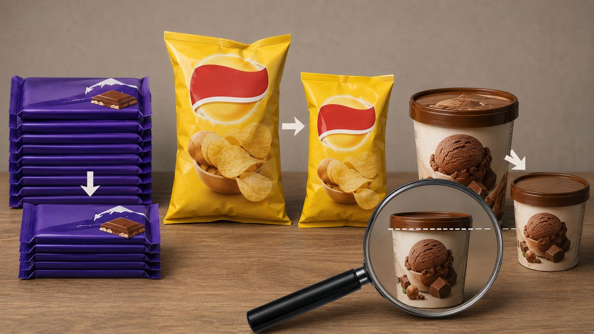 Ugyanúgy néz ki, mégis kevesebb van benne: újabb termékek mentek össze