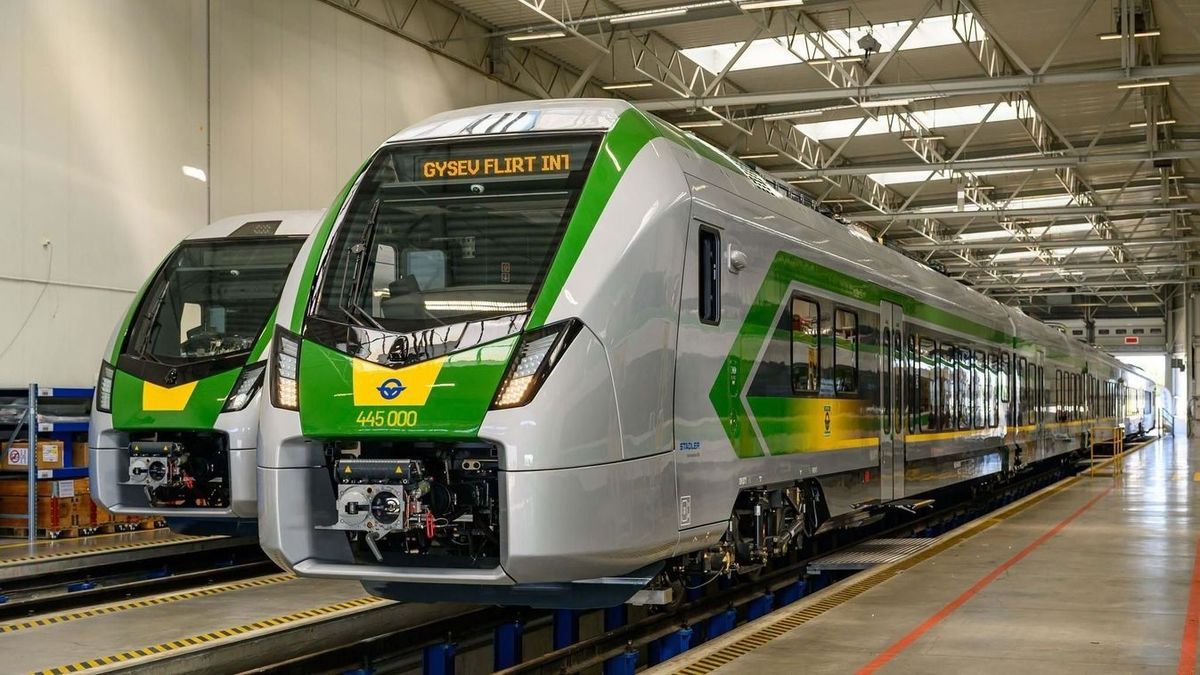 Videón a GYSEV új vonatának első kilométerei