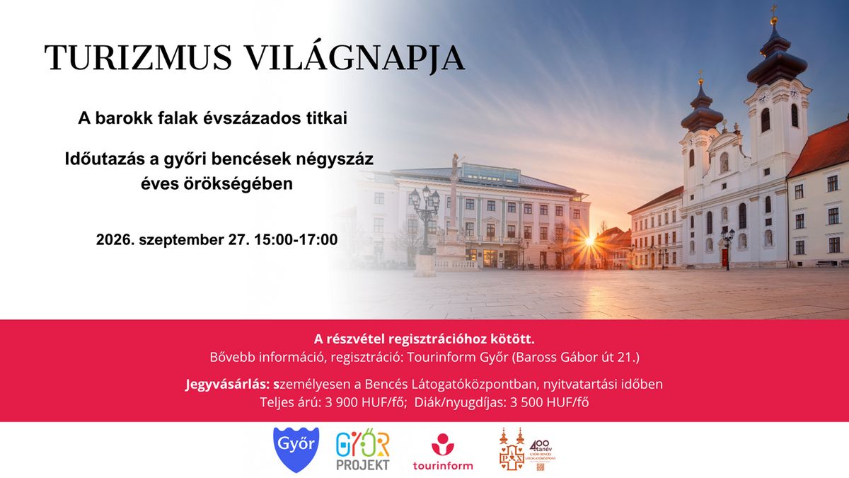 Tarts velünk a Turizmus Világnapján!