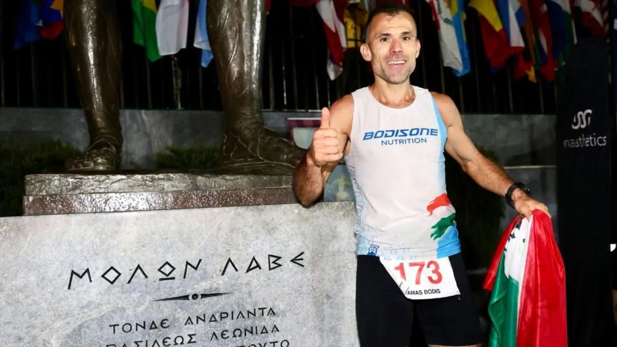 Elképesztő pályacsúcs: Bódis Tamás átírta a Spartathlon rekordját