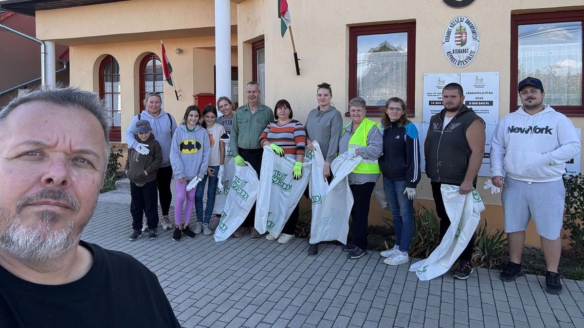 Megtisztították falujuk környezetét a szeméttől a kisbaboti önkéntesek