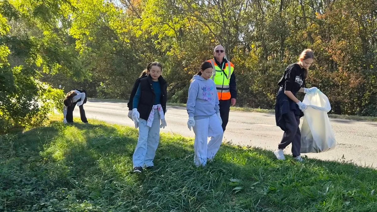 TeSzedd! akció: Három óra alatt ötven zsák hulladék gyűlt össze